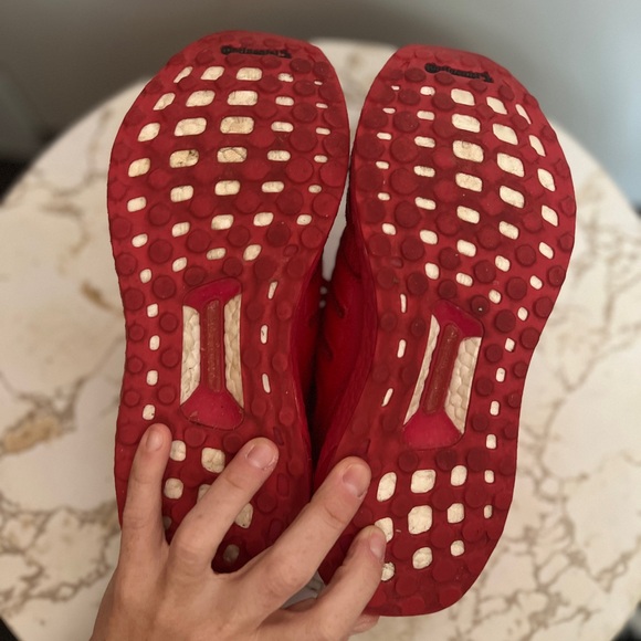 Adidas UltraBoost DNA “Lush Red” Monochrome Running Shoes - Picture 5 of 5